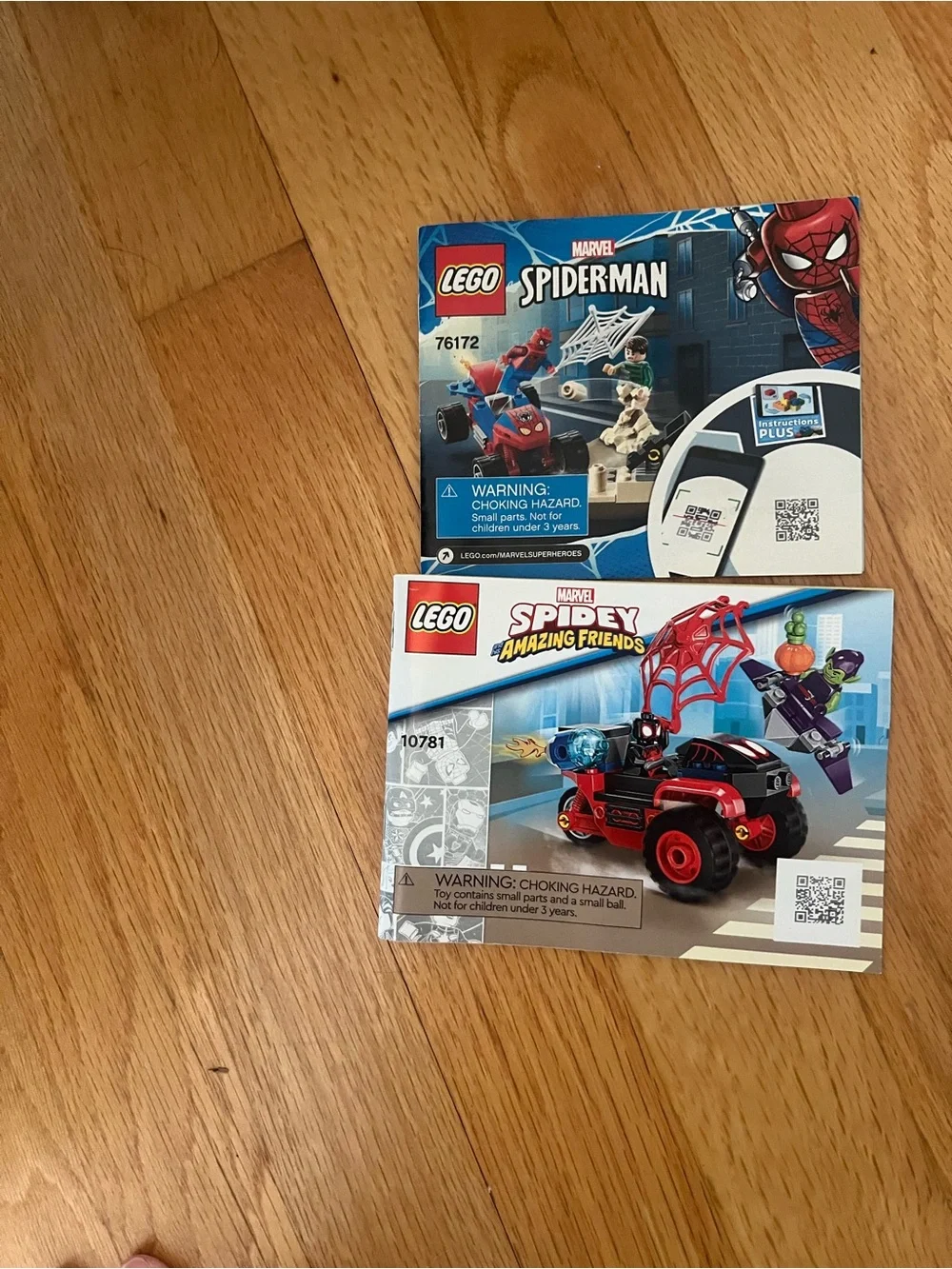 LEGO Instruction Booklets Set - White, Blue, Red Covers
